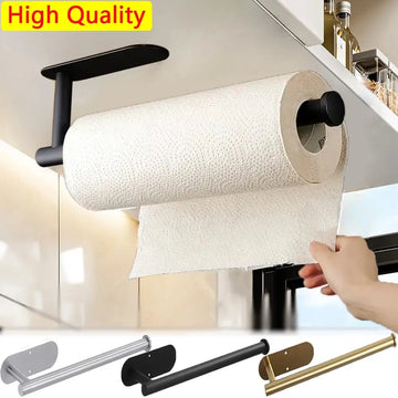 🧻 Organize com Estilo: Suporte Adesivo para Papel Toalha e Higiênico